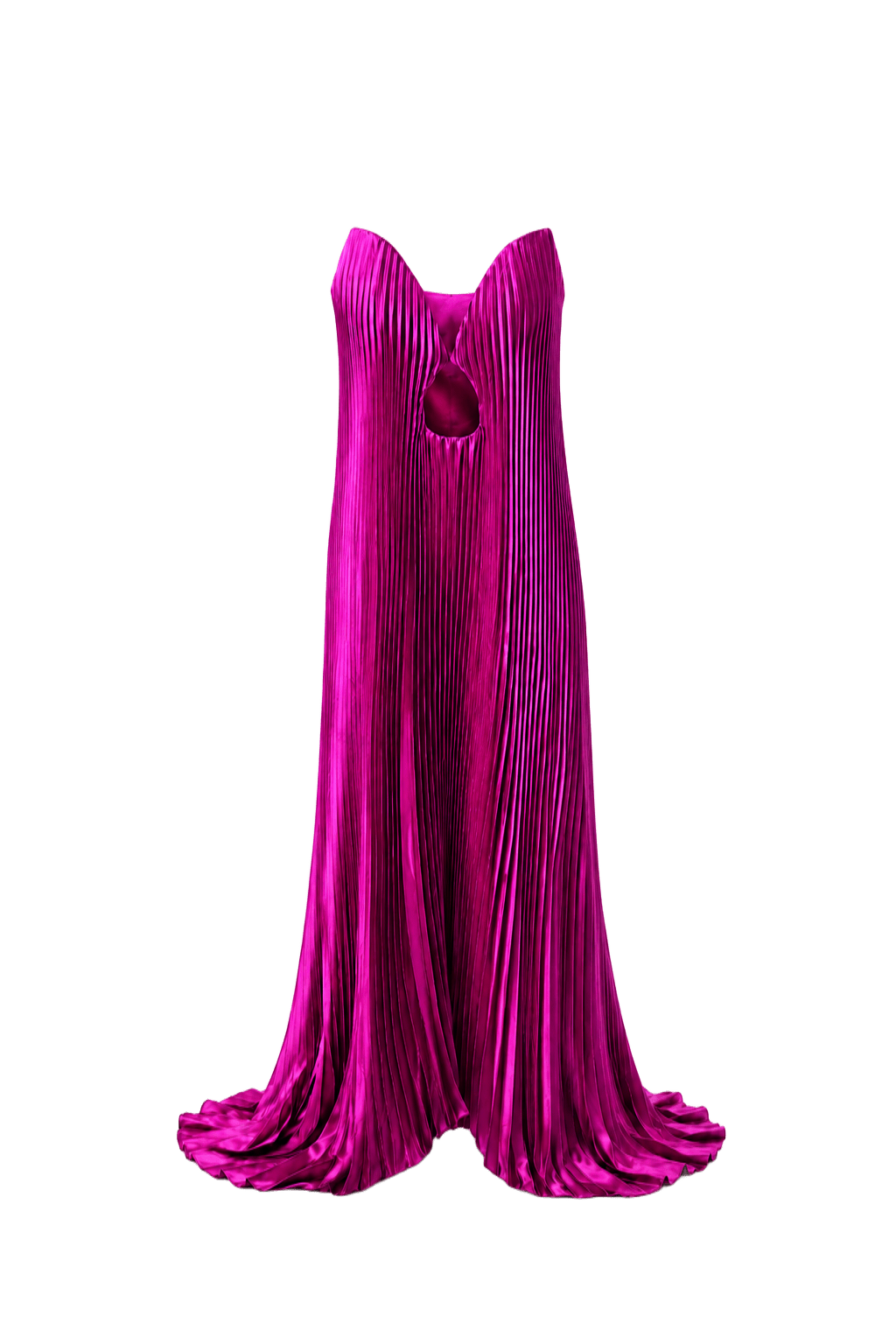 VICTORIA DRESS - DARK FUCHSIA
