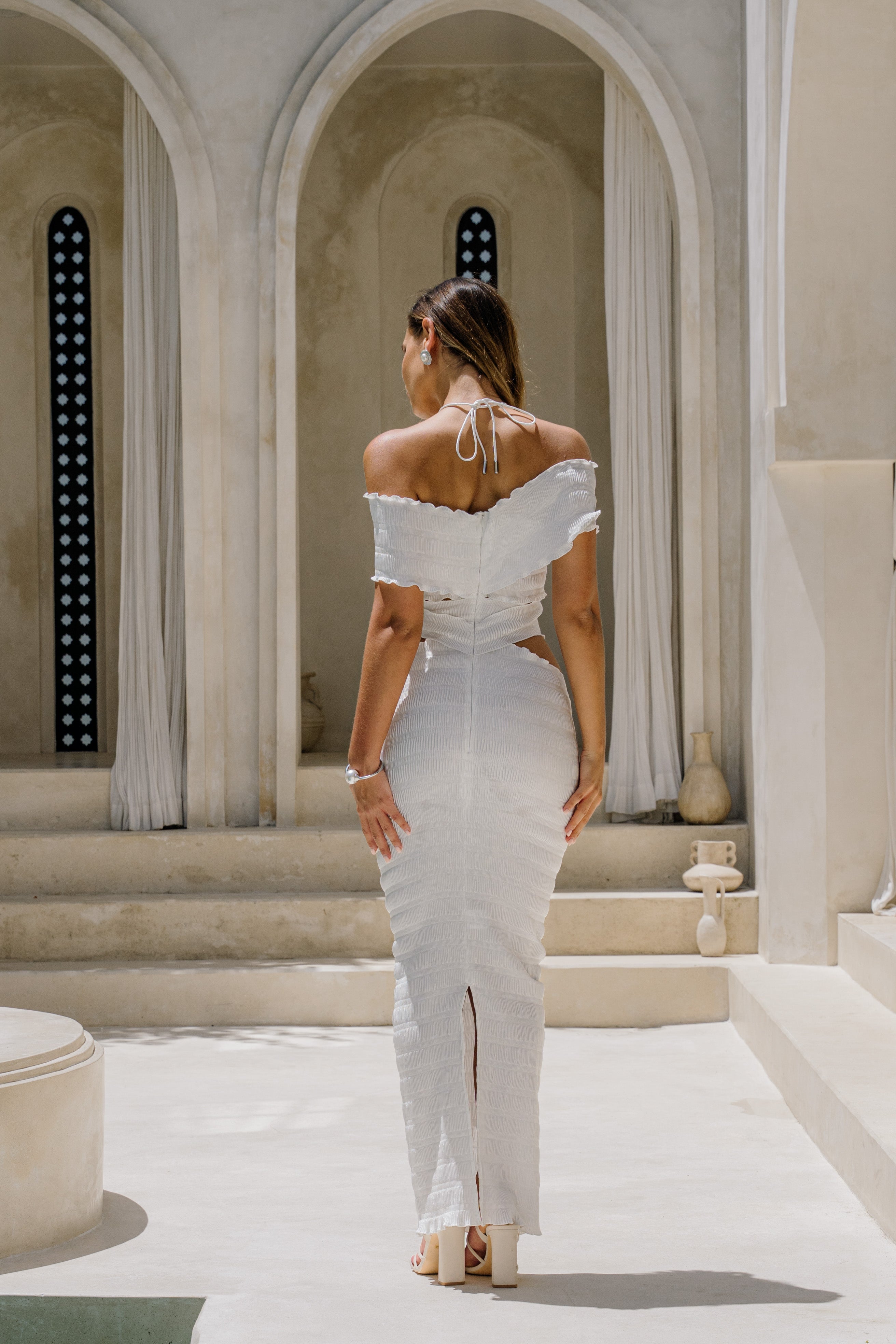 FREYA DRESS - WHITE
