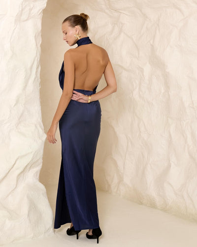 VALERIA DRESS - NAVY