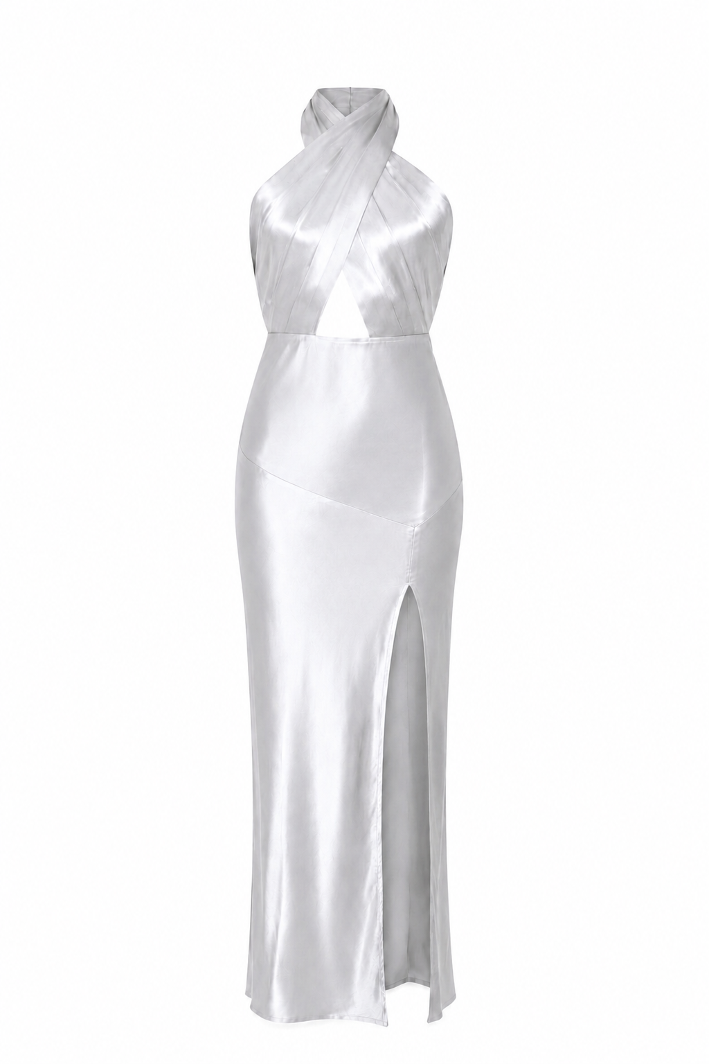 HELENA DRESS - SILVER GREY