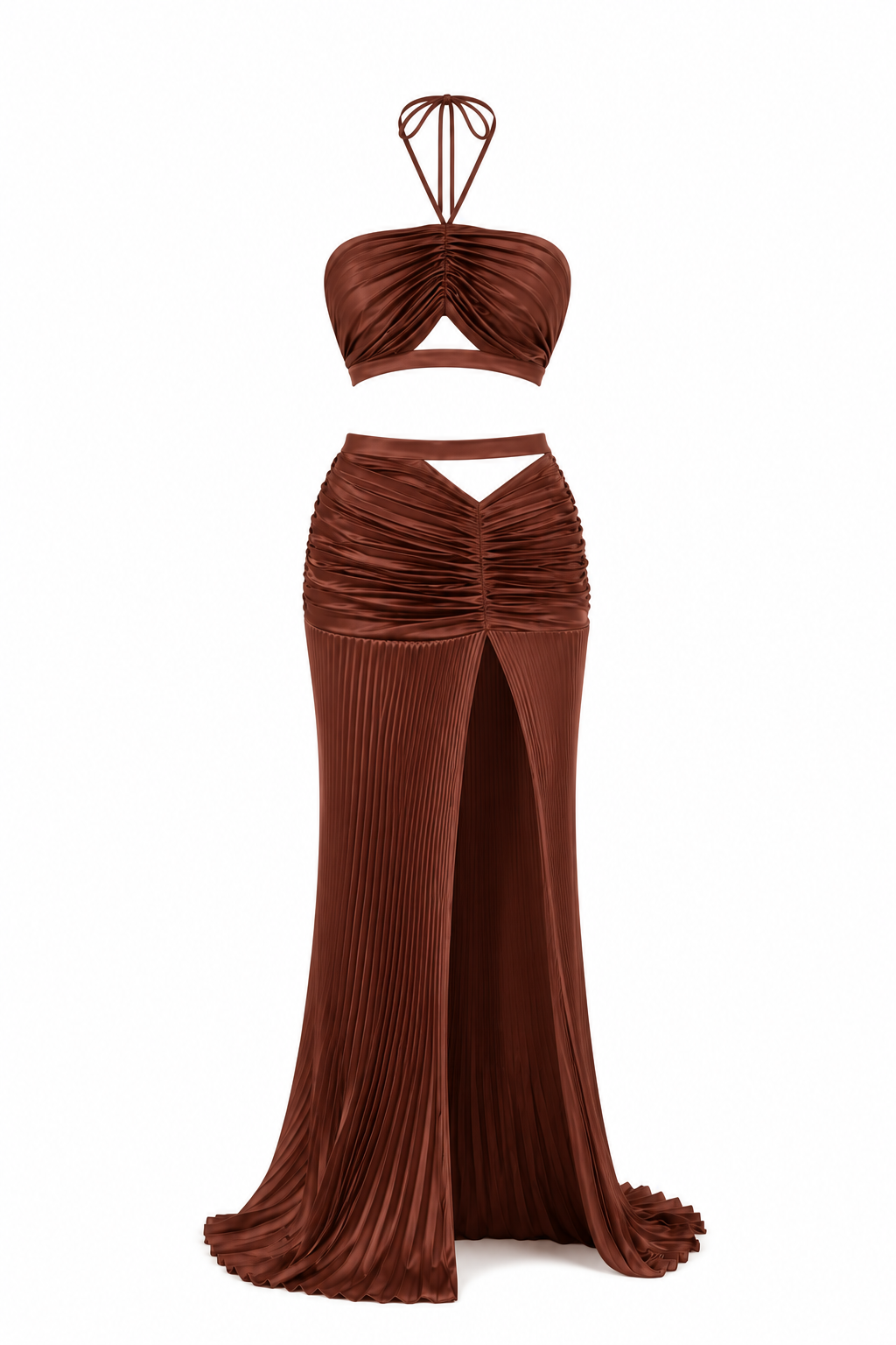 CLARA DRESS - WALNUT