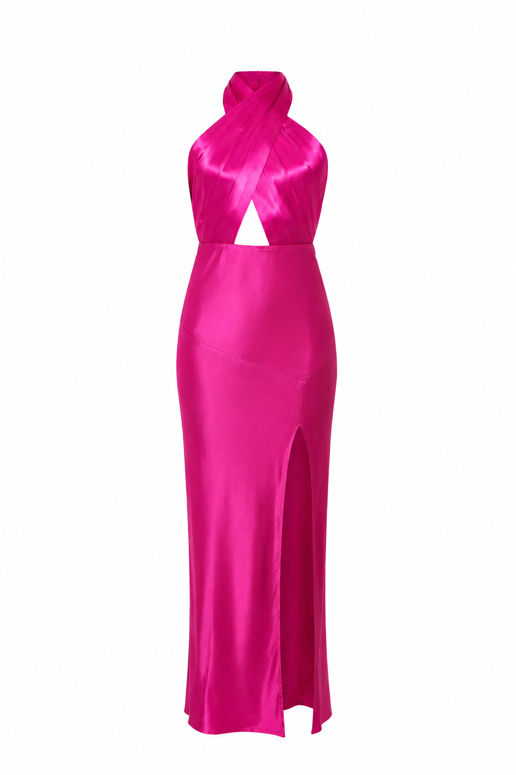 HELENA DRESS - DARK FUCHSIA